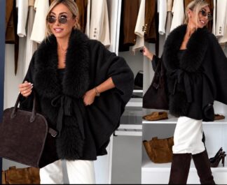 Poncho cu blanita eco