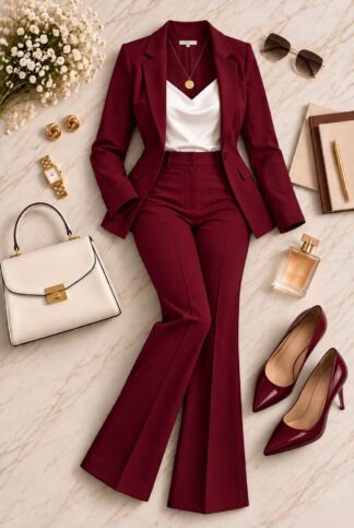 Costum Klara 3piese( sacou+pantalon+maieu)